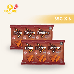 [SINGLE BUNDLE] DORITOS Smoking BBQ 65G X 6 (PACKETS) - ABSOLUTE MART[SINGLE BUNDLE] DORITOS Smoking BBQ 65G X 6 (PACKETS)Corn Chips