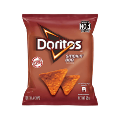 [SINGLE BUNDLE] DORITOS Smoking BBQ 65G X 6 (PACKETS) - ABSOLUTE MART[SINGLE BUNDLE] DORITOS Smoking BBQ 65G X 6 (PACKETS)Corn Chips