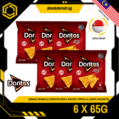 [SINGLE BUNDLE] DORITOS Spicy Nacho 50G X 6 (PACKETS) - ABSOLUTE MART[SINGLE BUNDLE] DORITOS Spicy Nacho 50G X 6 (PACKETS)
