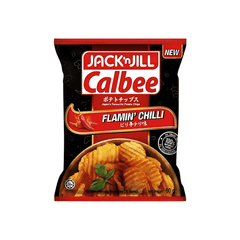 [SINGLE BUNDLE] J&J CALBEE Flamin' Chilli 60G X 12 (PACKETS) - ABSOLUTE MART[SINGLE BUNDLE] J&J CALBEE Flamin' Chilli 60G X 12 (PACKETS)Potato Chips