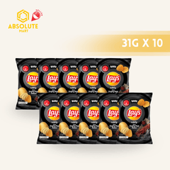 [SINGLE BUNDLE] LAY'S BBQ Beef 31G X 10 (PACKETS) - ABSOLUTE MART[SINGLE BUNDLE] LAY'S BBQ Beef 31G X 10 (PACKETS)Potato Chips