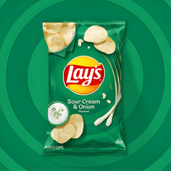 [SINGLE BUNDLE] LAY'S Sour Cream & Onion 50G X 6 (PACKETS) - ABSOLUTE MART[SINGLE BUNDLE] LAY'S Sour Cream & Onion 50G X 6 (PACKETS)Potato Chips