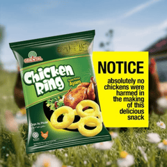 [SINGLE BUNDLE] ORIENTAL Chicken Rings 10 X 60G (PACKETS) - ABSOLUTE MART[SINGLE BUNDLE] ORIENTAL Chicken Rings 10 X 60G (PACKETS)Puffed Snacks