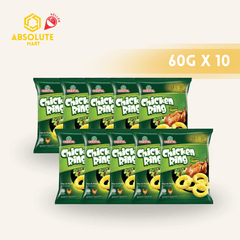 [SINGLE BUNDLE] ORIENTAL Chicken Rings 10 X 60G (PACKETS) - ABSOLUTE MART[SINGLE BUNDLE] ORIENTAL Chicken Rings 10 X 60G (PACKETS)Puffed Snacks