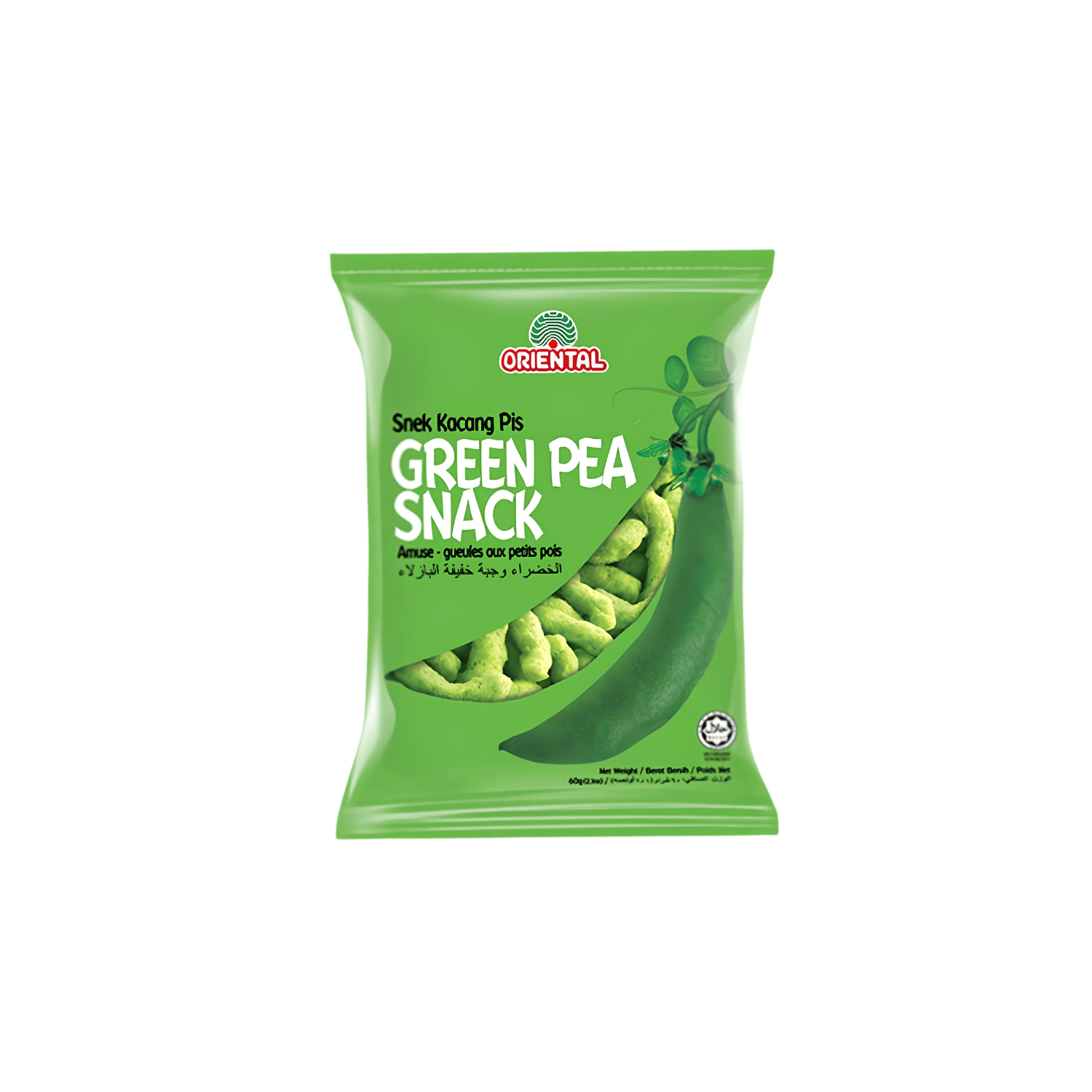 [SINGLE BUNDLE] ORIENTAL Green Peas Snack 10 X 60G (PACKETS) - ABSOLUTE MART[SINGLE BUNDLE] ORIENTAL Green Peas Snack 10 X 60G (PACKETS)Puffed Snacks