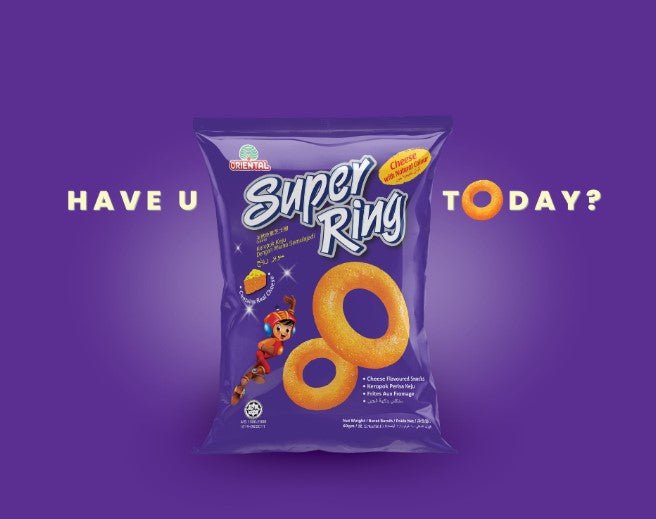 [SINGLE BUNDLE] ORIENTAL Super Rings 10 X 60G (PACKETS) - ABSOLUTE MART[SINGLE BUNDLE] ORIENTAL Super Rings 10 X 60G (PACKETS)Puffed Snacks