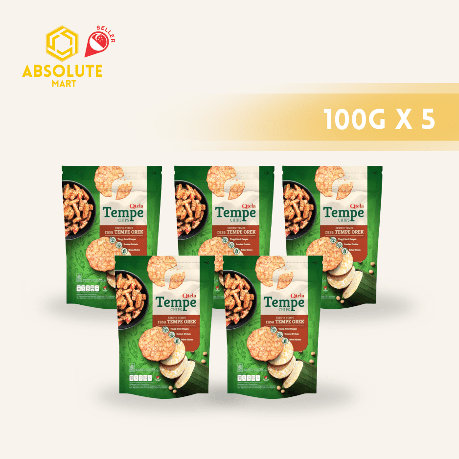 [SINGLE BUNDLE] QTELA Tempe Chips 100G X 5 (PACKET) - ABSOLUTE MART[SINGLE BUNDLE] QTELA Tempe Chips 100G X 5 (PACKET)Puffed Snacks