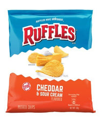 [SINGLE BUNDLE] RUFFLES Cheddar & Sour Cream 50G X 6 (PACKETS) - ABSOLUTE MART[SINGLE BUNDLE] RUFFLES Cheddar & Sour Cream 50G X 6 (PACKETS)