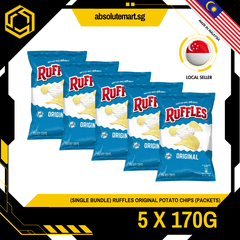 [SINGLE BUNDLE] RUFFLES Original 170G X 5 (PACKETS) - ABSOLUTE MART[SINGLE BUNDLE] RUFFLES Original 170G X 5 (PACKETS)