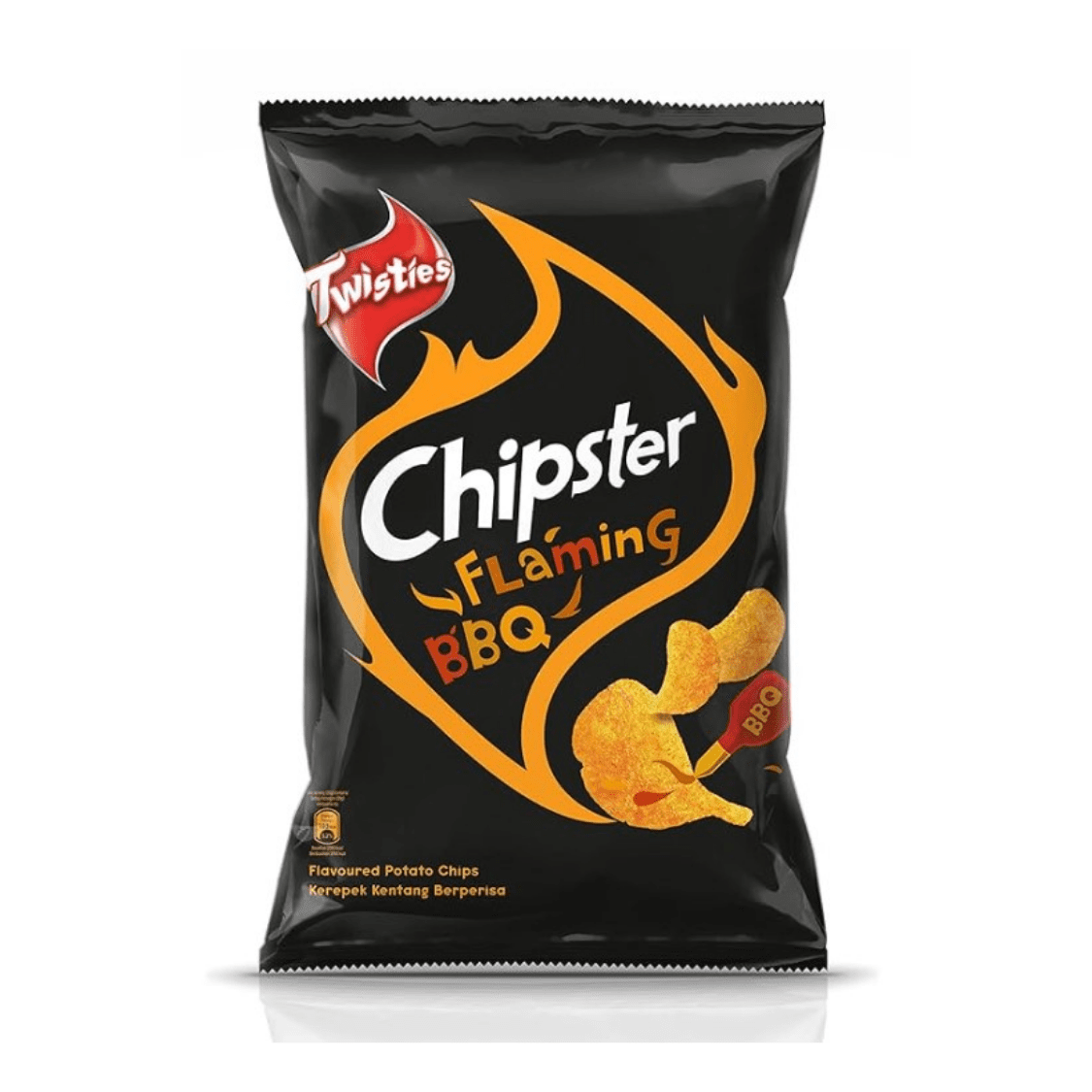 [SINGLE BUNDLE] TWISTIES Chipster Flaming BBQ 60G X 10 X 1 (PACKETS) - ABSOLUTE MART[SINGLE BUNDLE] TWISTIES Chipster Flaming BBQ 60G X 10 X 1 (PACKETS)Corn Chips
