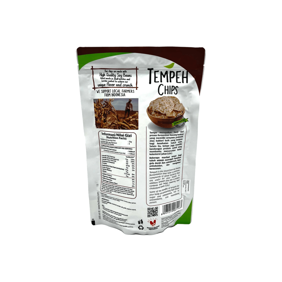 [SINGLE BUNDLE] WOH Tempeh Chips BBQ 50G X 6 (PACKET) - ABSOLUTE MART[SINGLE BUNDLE] WOH Tempeh Chips BBQ 50G X 6 (PACKET)Puffed Snacks