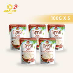 [SINGLE BUNDLE] WOH Tempeh Chips Original 100G X 5 (PACKET) - ABSOLUTE MART[SINGLE BUNDLE] WOH Tempeh Chips Original 100G X 5 (PACKET)Puffed Snacks