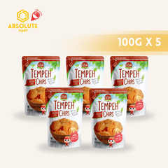 [SINGLE BUNDLE] WOH Tempeh Chips Spicy Chilli 100G X 5 (PACKET) - ABSOLUTE MART[SINGLE BUNDLE] WOH Tempeh Chips Spicy Chilli 100G X 5 (PACKET)Puffed Snacks