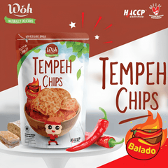 [SINGLE BUNDLE] WOH Tempeh Chips Spicy Chilli 100G X 5 (PACKET) - ABSOLUTE MART[SINGLE BUNDLE] WOH Tempeh Chips Spicy Chilli 100G X 5 (PACKET)Puffed Snacks