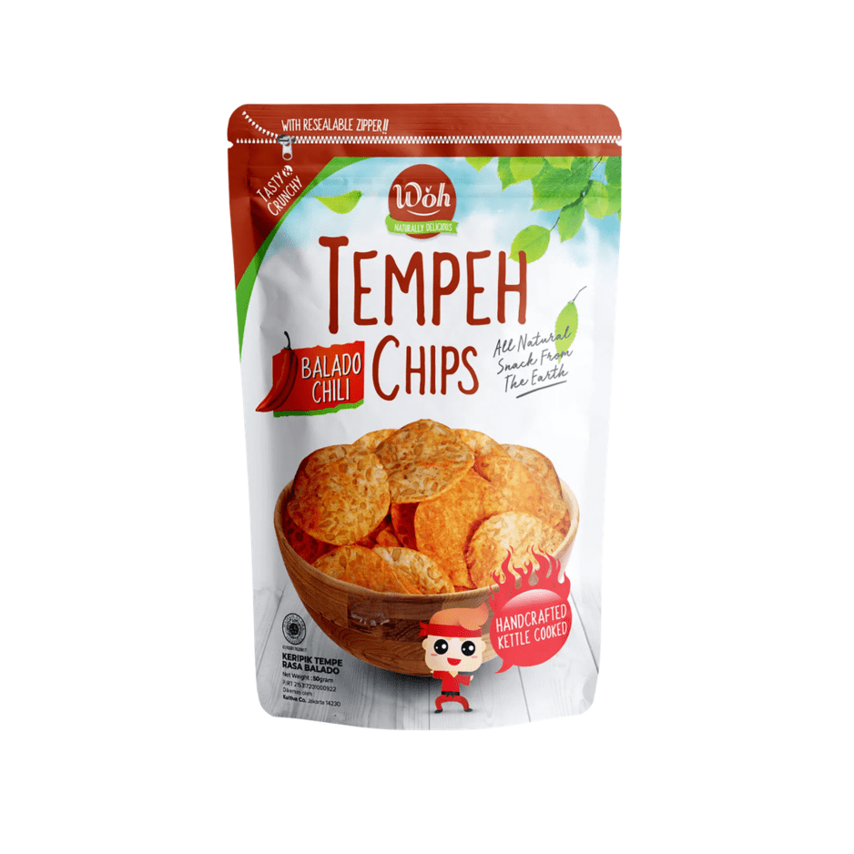 [SINGLE BUNDLE] WOH Tempeh Chips Spicy Chilli 100G X 5 (PACKET) - ABSOLUTE MART[SINGLE BUNDLE] WOH Tempeh Chips Spicy Chilli 100G X 5 (PACKET)Puffed Snacks