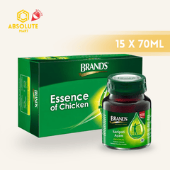 [SINGLE PACK] BRAND'S Essence of Chicken Original 70ML X 15 (BOTTLE) - ABSOLUTE MART[SINGLE PACK] BRAND'S Essence of Chicken Original 70ML X 15 (BOTTLE)Brands Essence