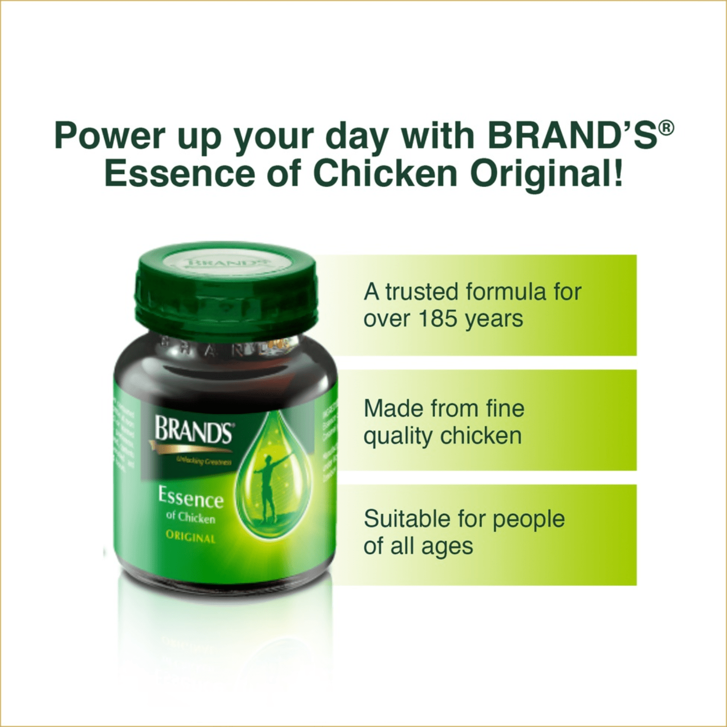[SINGLE PACK] BRAND'S Essence of Chicken Original 70ML X 15 (BOTTLE) - ABSOLUTE MART[SINGLE PACK] BRAND'S Essence of Chicken Original 70ML X 15 (BOTTLE)Brands Essence