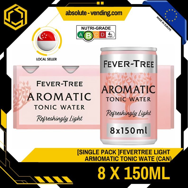 [SINGLE PACK] FEVER TREE Light Aromatic Tonic 150ML X 8 (CAN) - ABSOLUTE MART[SINGLE PACK] FEVER TREE Light Aromatic Tonic 150ML X 8 (CAN)