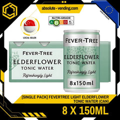 [SINGLE PACK] FEVER TREE Light Elderflower Tonic 150ML X 8 (CAN) - ABSOLUTE MART[SINGLE PACK] FEVER TREE Light Elderflower Tonic 150ML X 8 (CAN)