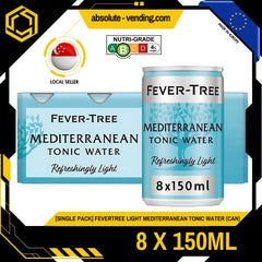 [SINGLE PACK] FEVER TREE Light Mediterranean Tonic 150ML X 8 (CAN) - ABSOLUTE MART[SINGLE PACK] FEVER TREE Light Mediterranean Tonic 150ML X 8 (CAN)