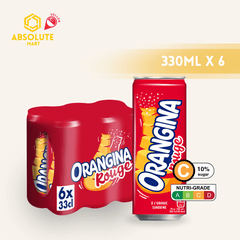 [SINGLE PACK] ORANGINA Rouge Blood Orange 330ML X 6 (CAN) - ABSOLUTE MART[SINGLE PACK] ORANGINA Rouge Blood Orange 330ML X 6 (CAN)Fruit Drinks