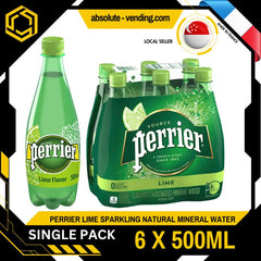 [SINGLE PACK] PERRIER Lime Sparkling Mineral Warer 500MLÂ XÂ 6Â (BOTTLE) - ABSOLUTE MART[SINGLE PACK] PERRIER Lime Sparkling Mineral Warer 500MLÂ XÂ 6Â (BOTTLE)