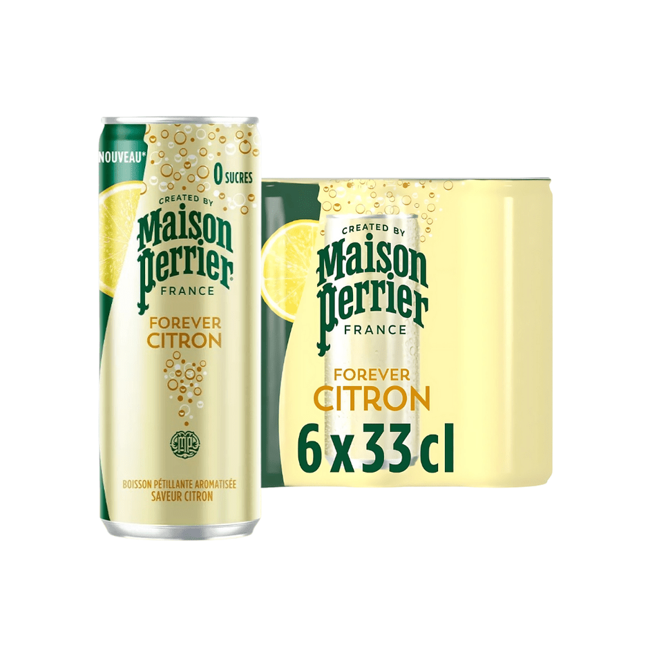 [SINGLE PACK] PERRIER Maison Lemon Sparkling Mineral Water 330ML X 6 (CANS) - ABSOLUTE MART[SINGLE PACK] PERRIER Maison Lemon Sparkling Mineral Water 330ML X 6 (CANS)Flavoured Sparkling Drinks