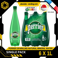 [SINGLE PACK] PERRIER Original Sparkling Mineral Water 1L X 6 (BOTTLE) - ABSOLUTE MART[SINGLE PACK] PERRIER Original Sparkling Mineral Water 1L X 6 (BOTTLE)