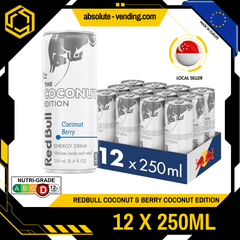 [SINGLE PACK] REDBULL Coconut & Berry 250ML X 12 (CAN) - ABSOLUTE MART[SINGLE PACK] REDBULL Coconut & Berry 250ML X 12 (CAN)