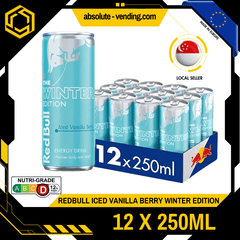 [SINGLE PACK] REDBULL Iced Vanilla Berry 250ML X 12 (CAN) - ABSOLUTE MART[SINGLE PACK] REDBULL Iced Vanilla Berry 250ML X 12 (CAN)