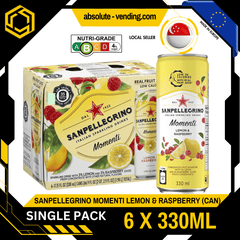 [SINGLE PACK] SAN PELLEGRINO MOMENTI LEMON & RASPBERRY 330ML X 6 (CAN) - ABSOLUTE MART[SINGLE PACK] SAN PELLEGRINO MOMENTI LEMON & RASPBERRY 330ML X 6 (CAN)