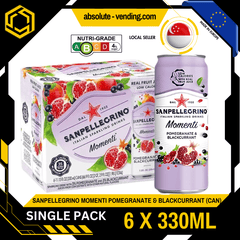[SINGLE PACK] SAN PELLEGRINO MOMENTI POMEGRANATE & BLACKCURRANT 330ML X 6 (CAN) - ABSOLUTE MART[SINGLE PACK] SAN PELLEGRINO MOMENTI POMEGRANATE & BLACKCURRANT 330ML X 6 (CAN)