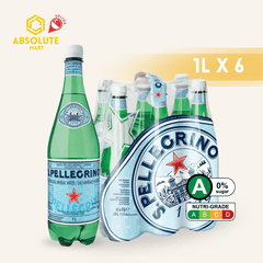 [SINGLE PACK] SAN PELLEGRINO Natural Sparkling Mineral Water 1L X 6 (BOTTLE) - ABSOLUTE MART[SINGLE PACK] SAN PELLEGRINO Natural Sparkling Mineral Water 1L X 6 (BOTTLE)Sparkling Water