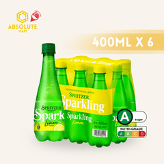 [SINGLE PACK] SPRITZER Sparkling Lemon Mineral Water 400ML X 6 (BOTTLE) - ABSOLUTE MART[SINGLE PACK] SPRITZER Sparkling Lemon Mineral Water 400ML X 6 (BOTTLE)Flavoured Sparkling Drinks