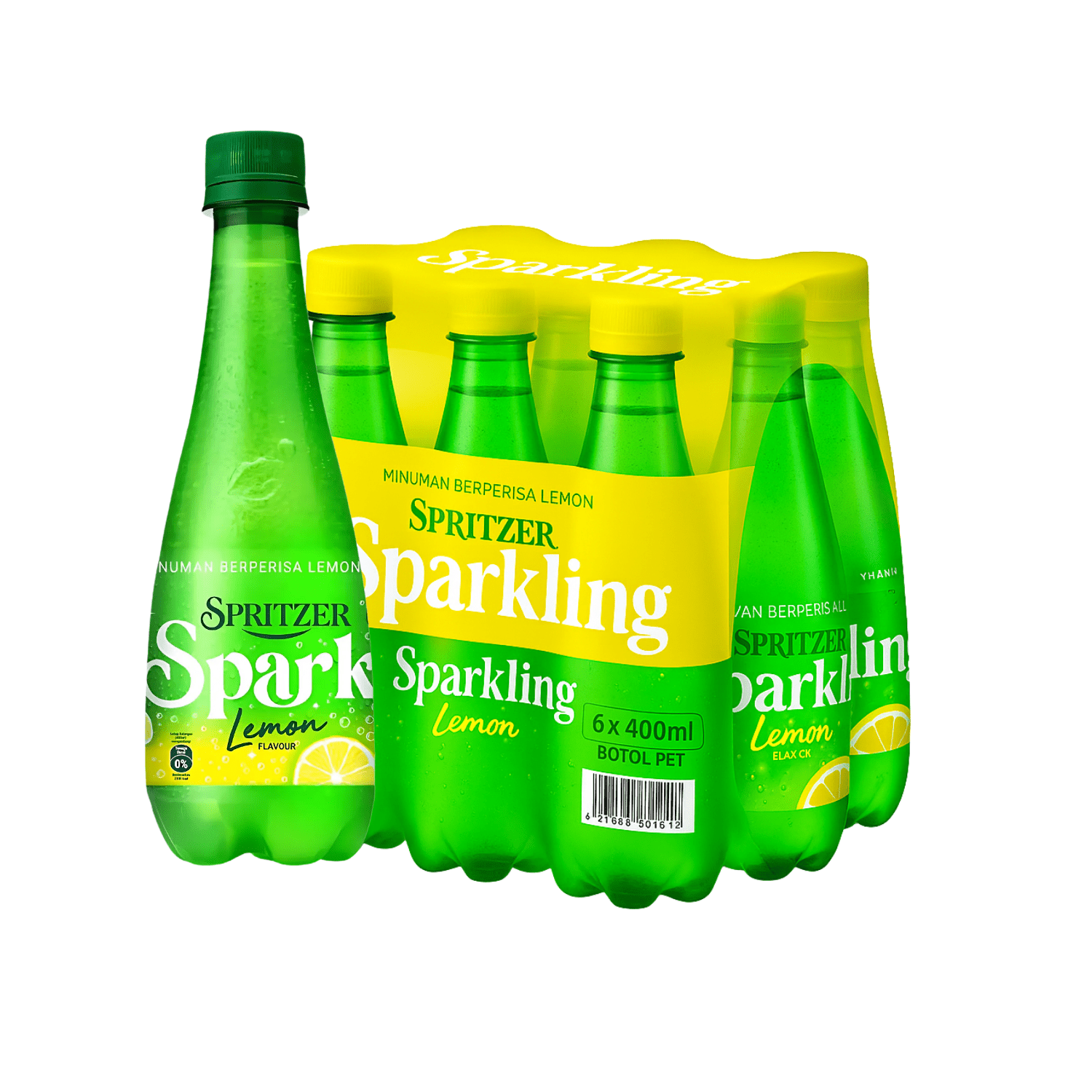 [SINGLE PACK] SPRITZER Sparkling Lemon Mineral Water 400ML X 6 (BOTTLE) - ABSOLUTE MART[SINGLE PACK] SPRITZER Sparkling Lemon Mineral Water 400ML X 6 (BOTTLE)Flavoured Sparkling Drinks