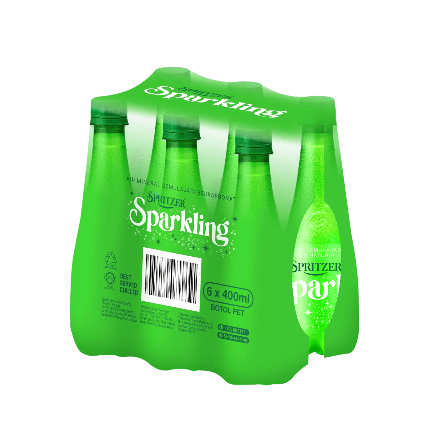 [SINGLE PACK] SPRITZER Sparkling Mineral Water 400ML X 6 (BOTTLE) - ABSOLUTE MART[SINGLE PACK] SPRITZER Sparkling Mineral Water 400ML X 6 (BOTTLE)Sparkling Water