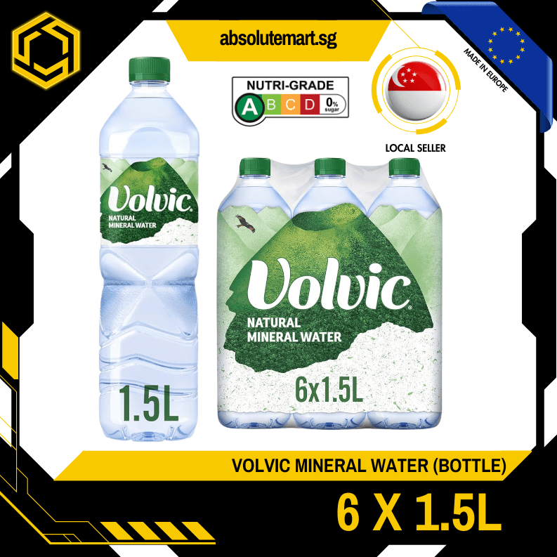 [SINGLE PACK] VOLVIC Natural Mineral Water 1.5L X 6 (BOTTLE) - ABSOLUTE MART[SINGLE PACK] VOLVIC Natural Mineral Water 1.5L X 6 (BOTTLE)
