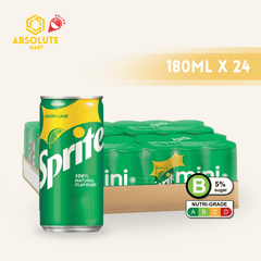 SPRITE MINI 180ML X 24 (CAN) - ABSOLUTE MARTSPRITE MINI 180ML X 24 (CAN)Cola & Classic Sodas