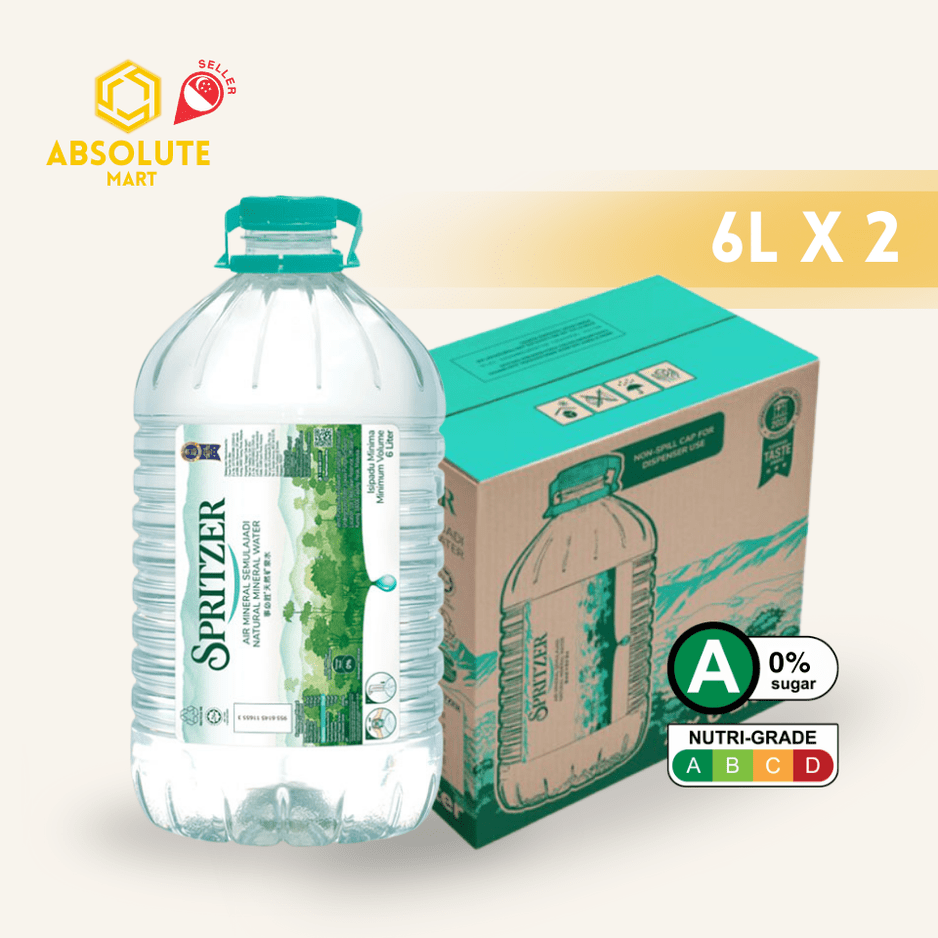 SPRITZER Natural Mineral Water 6L X 2 (BOTTLE) - ABSOLUTE MARTSPRITZER Natural Mineral Water 6L X 2 (BOTTLE)Still Water