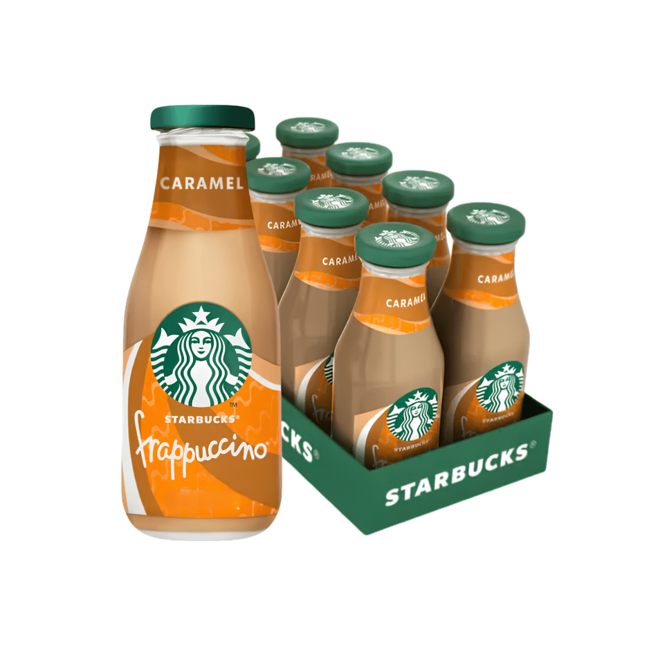STARBUCKS Frappuccino Caramel 250ML X 8 (GLASS) - ABSOLUTE MARTSTARBUCKS Frappuccino Caramel 250ML X 8 (GLASS)Ready To Drink Coffee