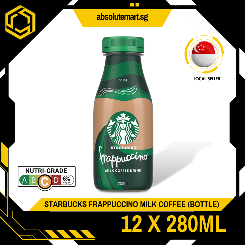 STARBUCKS Frappuccino Coffee 280ML X 12 (BOTTLE) - ABSOLUTE MARTSTARBUCKS Frappuccino Coffee 280ML X 12 (BOTTLE)
