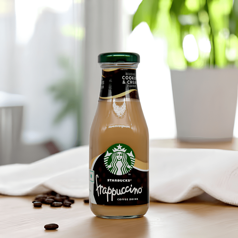 STARBUCKS Frappuccino Cookies & Cream 250ML X 8 (GLASS) - ABSOLUTE MARTSTARBUCKS Frappuccino Cookies & Cream 250ML X 8 (GLASS)Ready To Drink Coffee