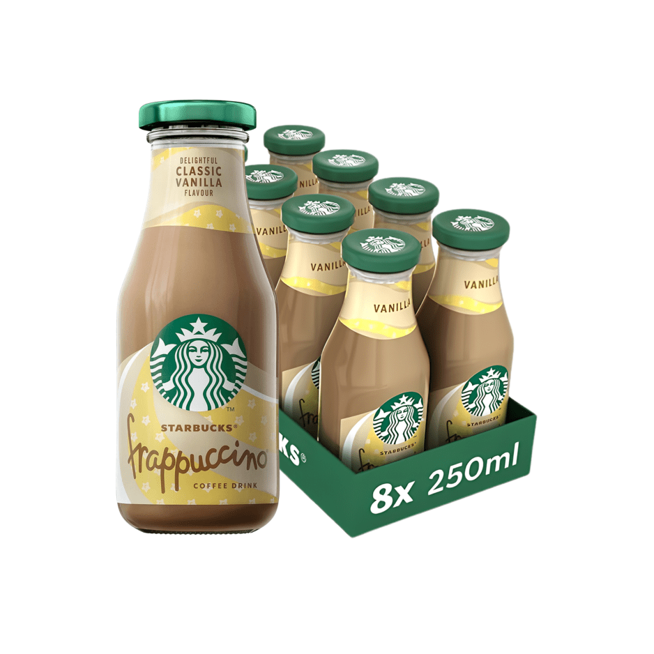 STARBUCKS Frappuccino Vanilla 250ML X 8 (GLASS) - ABSOLUTE MARTSTARBUCKS Frappuccino Vanilla 250ML X 8 (GLASS)Ready To Drink Coffee