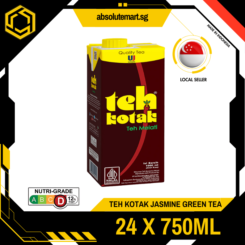TEH KOTAK Jasmine Green Tea 750ML X 12 (TETRA) - ABSOLUTE MARTTEH KOTAK Jasmine Green Tea 750ML X 12 (TETRA)