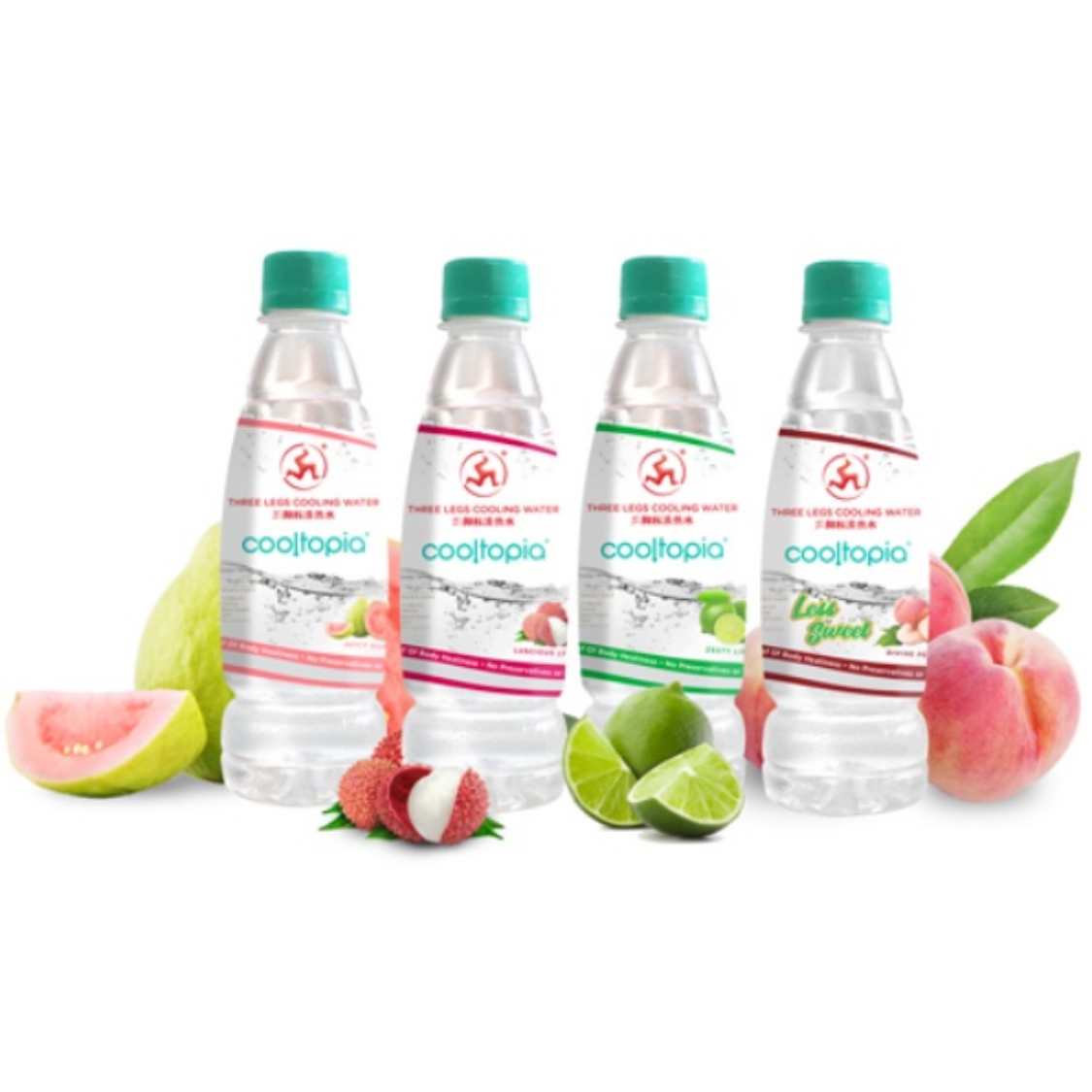 THREE LEGS PEACH Cooling Water 320ML X 24 BOTTLES - ABSOLUTE MARTTHREE LEGS PEACH Cooling Water 320ML X 24 BOTTLESAsian Drinks
