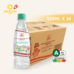 THREE LEGS PEACH Cooling Water 320ML X 24 BOTTLES - ABSOLUTE MARTTHREE LEGS PEACH Cooling Water 320ML X 24 BOTTLESAsian Drinks
