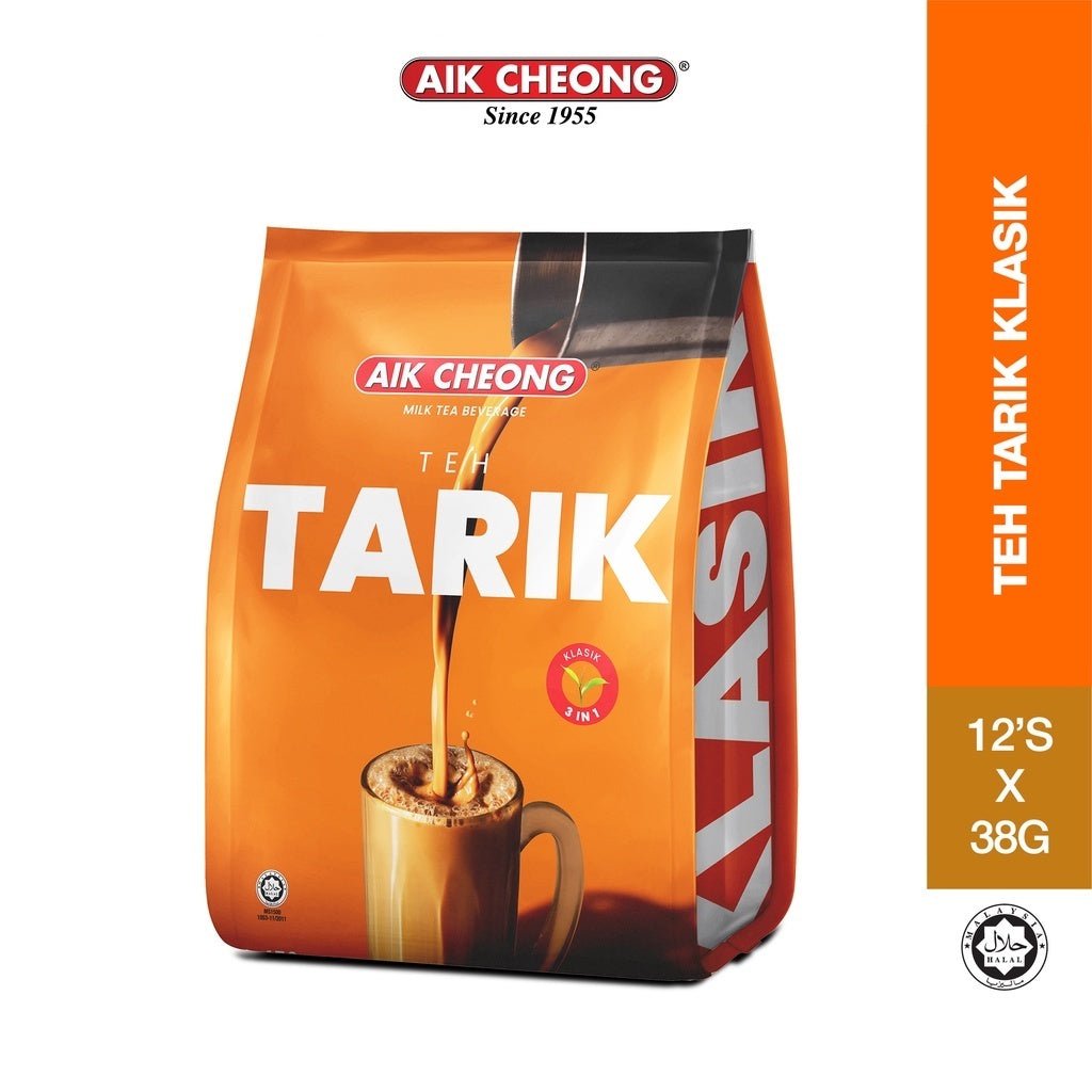 [TRIPLE PACK] AIK CHEONG Teh Tarik Classic 3 - IN - 1 3 X 12 X 38G (SACHET) - ABSOLUTE MART[TRIPLE PACK] AIK CHEONG Teh Tarik Classic 3 - IN - 1 3 X 12 X 38G (SACHET)
