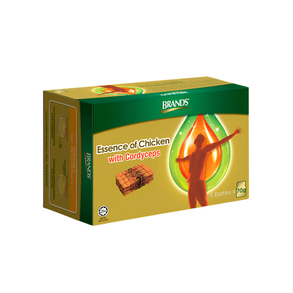 [TRIPLE PACK] BRAND'S Essence of Chicken Cordyceps 70ML X 18 (BOTTLE) - ABSOLUTE MART[TRIPLE PACK] BRAND'S Essence of Chicken Cordyceps 70ML X 18 (BOTTLE)Brands Essence