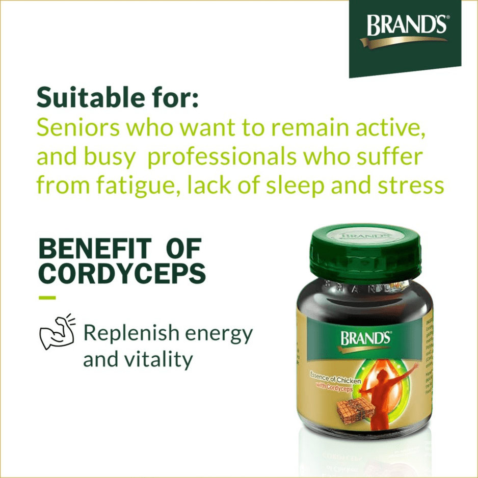 [TRIPLE PACK] BRAND'S Essence of Chicken Cordyceps 70ML X 18 (BOTTLE) - ABSOLUTE MART[TRIPLE PACK] BRAND'S Essence of Chicken Cordyceps 70ML X 18 (BOTTLE)Brands Essence
