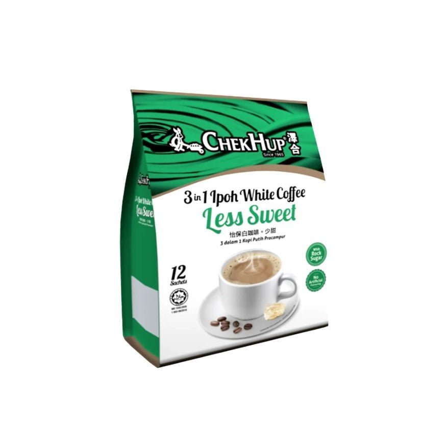 [TRIPLE PACK] CHEK HUP Ipoh White Coffee Less Sweet 3 - IN - 1 3 X 12 X 40G (SACHET) - ABSOLUTE MART[TRIPLE PACK] CHEK HUP Ipoh White Coffee Less Sweet 3 - IN - 1 3 X 12 X 40G (SACHET)